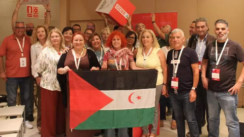 مؤتمر اللجان العمالية الكنارية يطالب بالانسحاب الفوري لكل قوات الاحتلال المغربي من الصحراء الغربية