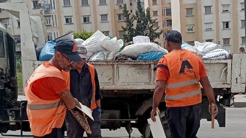 الوقوف على الإجراءات المتخذة لتفادي الفيضانات و استقبال عيد الاضحى ببئر توتة