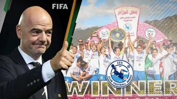 إنفانتينو يهنّئ فتيات أقبو