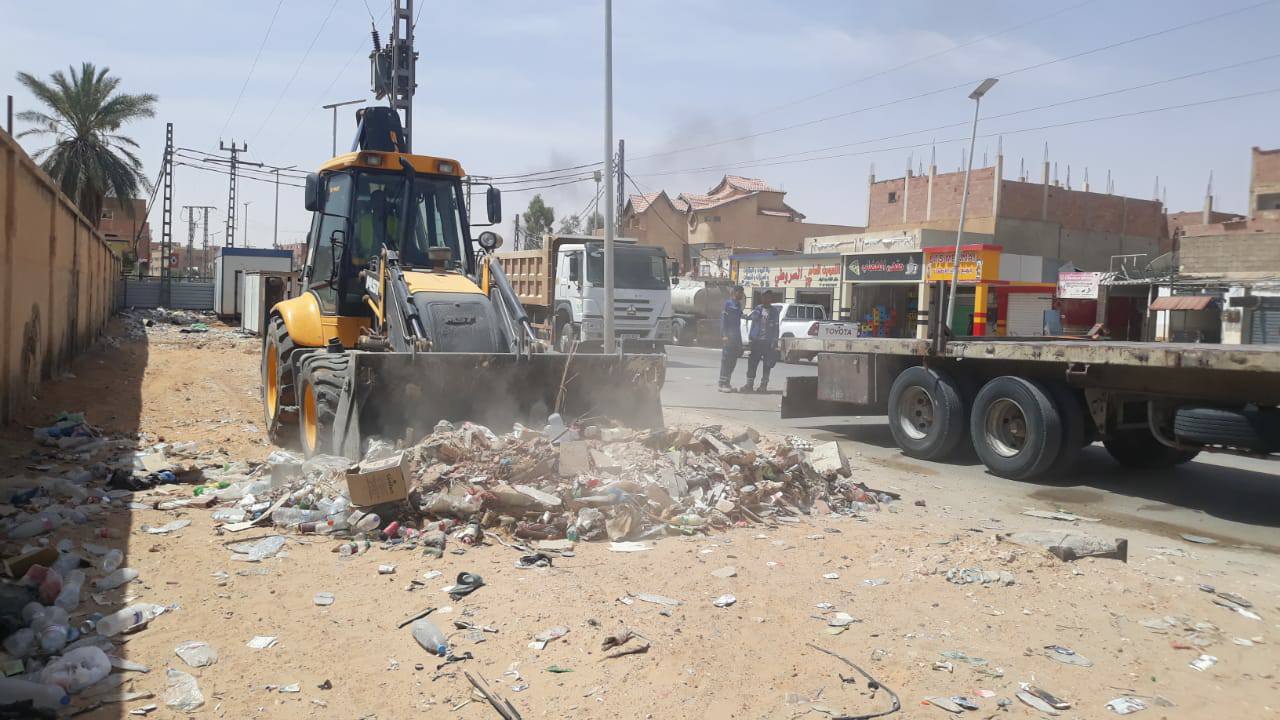 ورقلة..  التخلص من 140 نقطة سوداء للرمي العشوائي للنفايات
