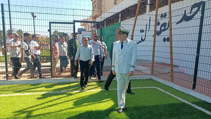 افتتاح ملعب جواري وفضاء للراحة بالشراقة