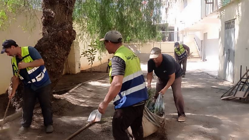 تدخلات متواصلة لضمان تأطير الدخول المدرسي ببيئة نظيفة ببوزريعة