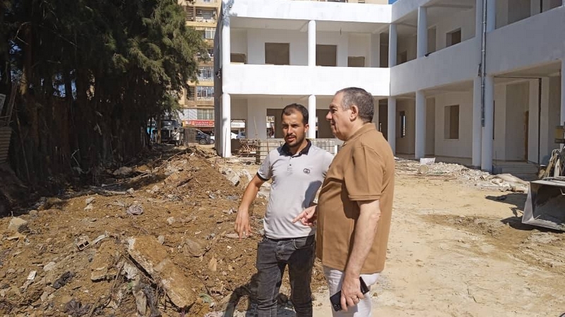 اشغال انجاز مطعم ومجمع مدرسي تحت مجهر الوالي المنتدب لأولاد فايت
