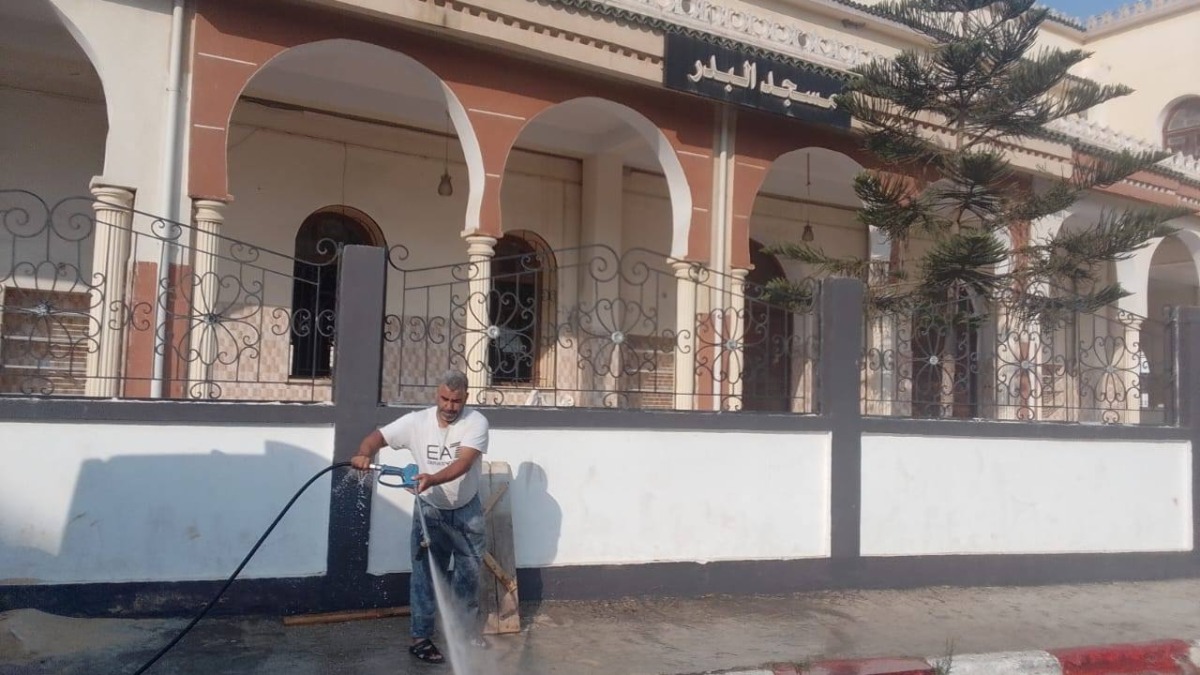 انطلاق عملية تنظيف مساجد الكاليتوس