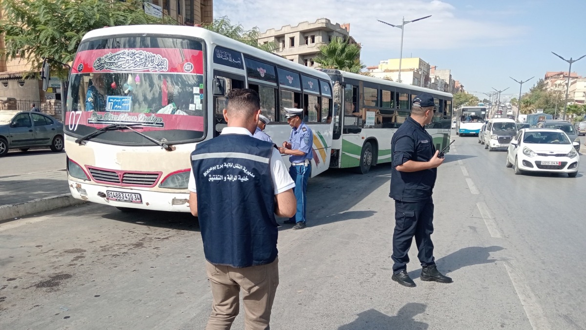 برج بوعريريج: الحافلات وسيارات الأجرة تحت مجهر مديرية النقل