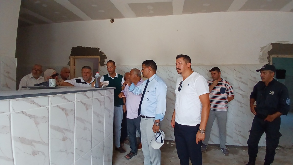 الوالي المنتدب يقف المشاريع الصحية والتهيئة الحضرية بالحراش