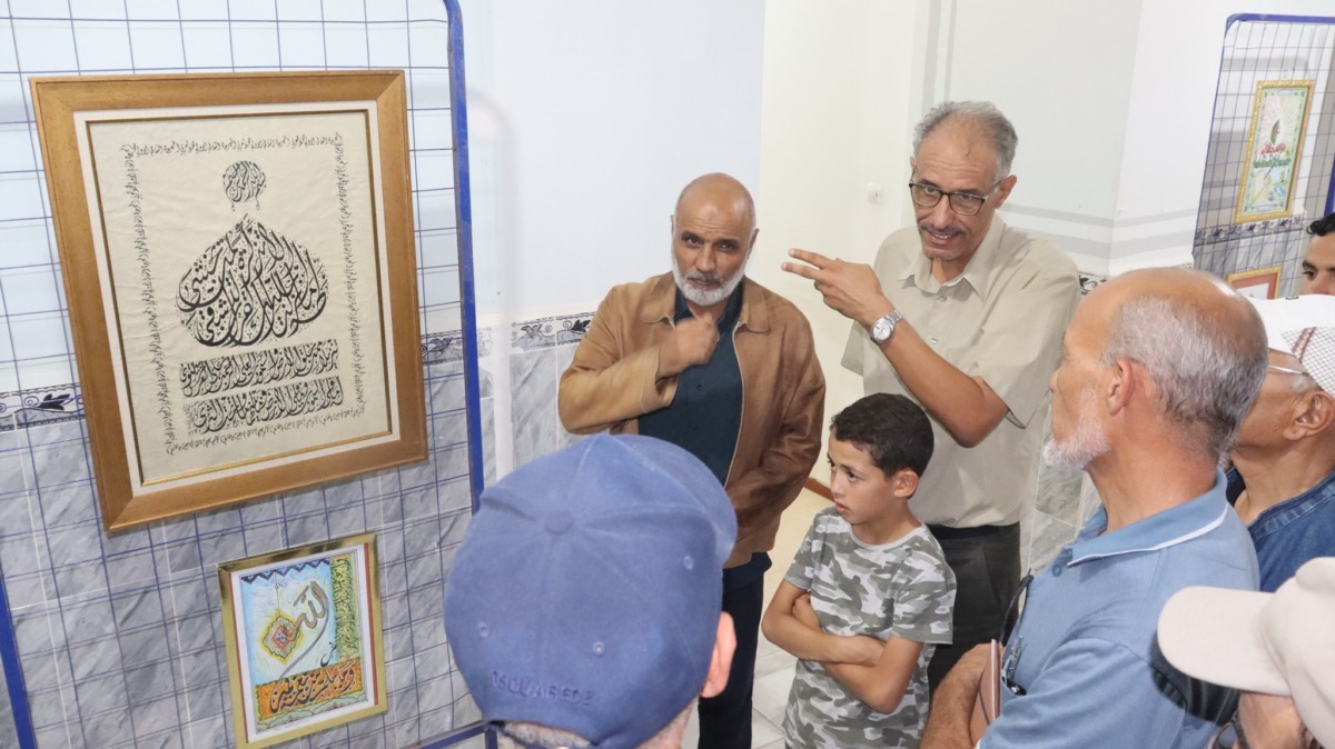 معرض فني للخط العربي بأولاد جلال